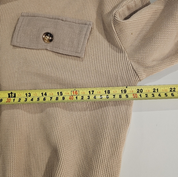 Heyson Womans Small Brown Button Down Shirt - Picture 5 of 6